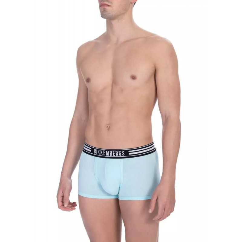 Biancheria intima di cotone azzurro - L