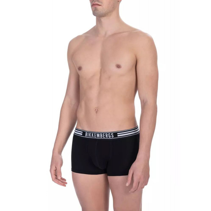 Biancheria intima di cotone nero - L