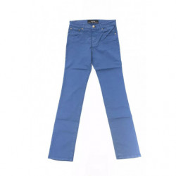 Jeans e pantaloni in cotone blu - W24