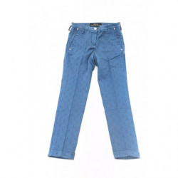 Jeans e pantaloni in cotone blu - W24