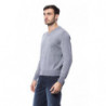 Maglione in lana merino grigia - XXL
