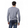 Maglione in lana merino grigia - XXL