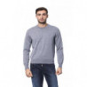 Maglione in lana merino grigia - S