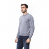 Maglione in lana merino grigia - S