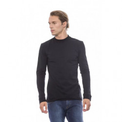 Maglione in cotone nero - XXL