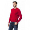 Maglione in lana merino rossa - L