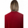 Maglione in lana merino rossa - L