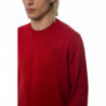 Maglione in lana merino rossa - L