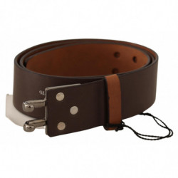 Cintura in pelle marrone...