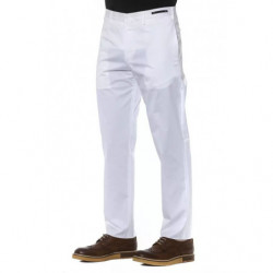 Jeans e pantaloni in cotone bianco - W56