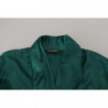 Indumenti da notte con cintura in seta verde - IT46 - S