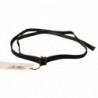 Cintura in pelle nera con fibbia in metallo - 85 CM / 34 INCHES