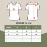 Camicia a maniche corte stampata bianca - XL