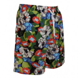 Pantaloncini da bagno da spiaggia da uomo stampa floreale sopra - I