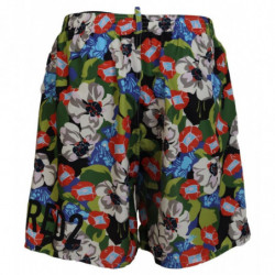 Pantaloncini da bagno da spiaggia da uomo stampa floreale sopra - I