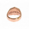 Anello trasparente autentico in argento 925 in oro rosa - EU50 - US5