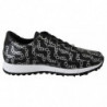 Sneakers Monza in pelle Nera e Argento - EU35.5/US5.5