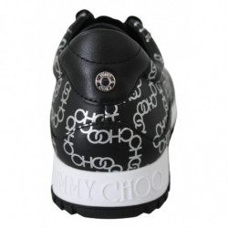 Sneakers Monza in pelle Nera e Argento - EU35.5/US5.5