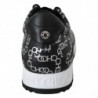 Sneakers Monza in pelle Nera e Argento - EU35.5/US5.5