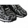 Sneakers Monza in pelle Nera e Argento - EU35/US5