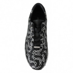 Sneakers Monza in pelle Nera e Argento - EU35/US5