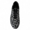 Sneakers Monza in pelle Nera e Argento - EU35/US5