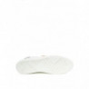 Sneakers in Pelle Bianca con Logo Oro - EU45/US12