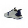 Sneakers in pelle di vitello blu e bianche - EU44/US11