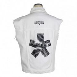 Gilet in cotone bianco - S