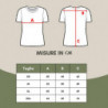 T-shirt in cotone viola con stampa frontale - XL