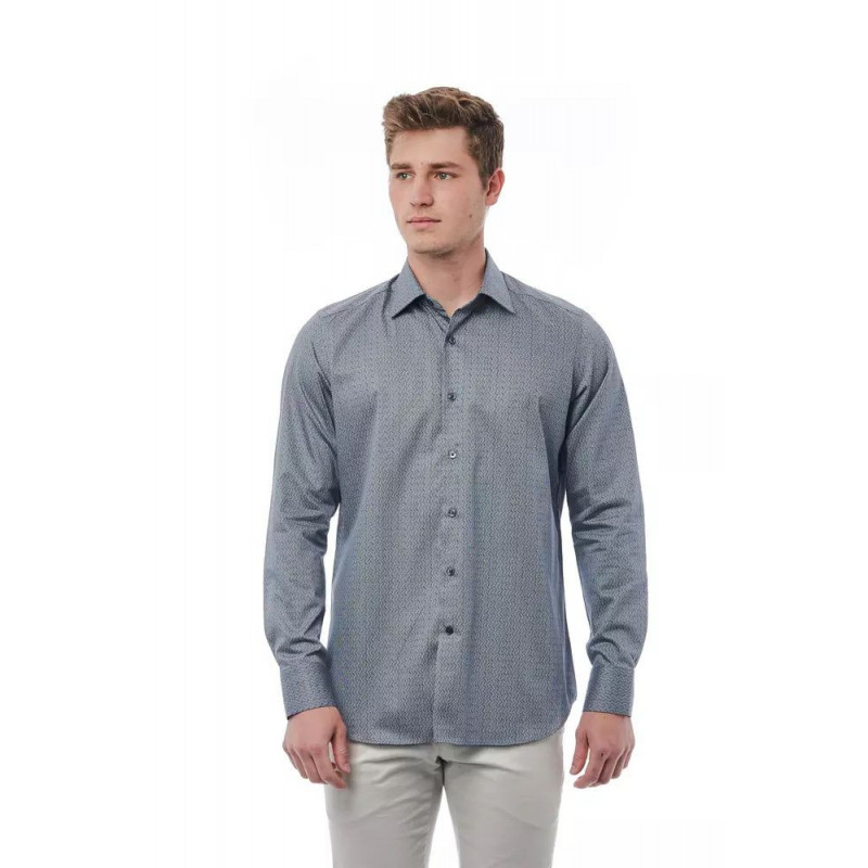 Camicia in cotone nero - XL