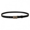 Cintura fibbia logo DG argento pelle nera - 90 CM / 36 INCHES