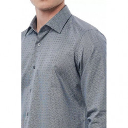 Camicia in cotone nero - XL
