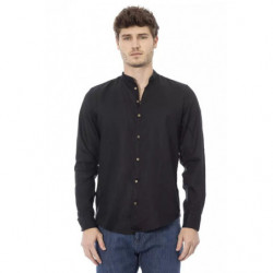 Camicia nera elegante con...