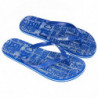 Infradito da uomo con logo azzurro chic - EU46/US13
