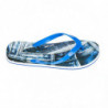 Infradito da uomo con logo azzurro - EU42/US9