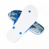 Infradito da uomo con logo azzurro - EU42/US9