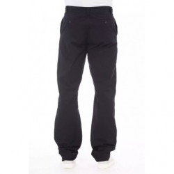 Pantaloni eleganti in cotone con cuciture a contrasto - W48