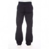 Pantaloni eleganti in cotone con cuciture a contrasto - W48