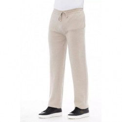 Pantaloni eleganti con coulisse beige - W52