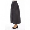 Elegante gonna in taffetà a vita alta - W44