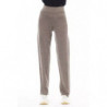Pantaloni chic in misto alpaca e lana a vita alta - W42