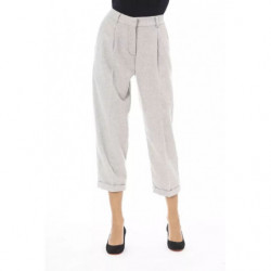 Pantaloni eleganti grigi in...