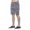 Pantaloncini in cotone blu - W52
