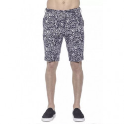 Pantaloncini in cotone blu...