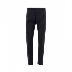 Pantaloni blu eleganti su...