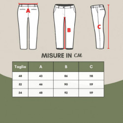 Pantaloni blu eleganti su misura - IT48 - L