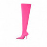 Stivale sopra il ginocchio rosa neon - EU39/US9