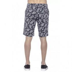 Pantaloncini in cotone blu - W52