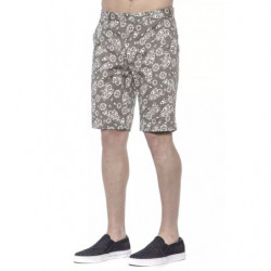 Pantaloncini in cotone verde - W54